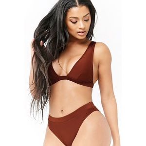 🦄NWOT🦄 Forever 21 Rust Colored Bikini Set
